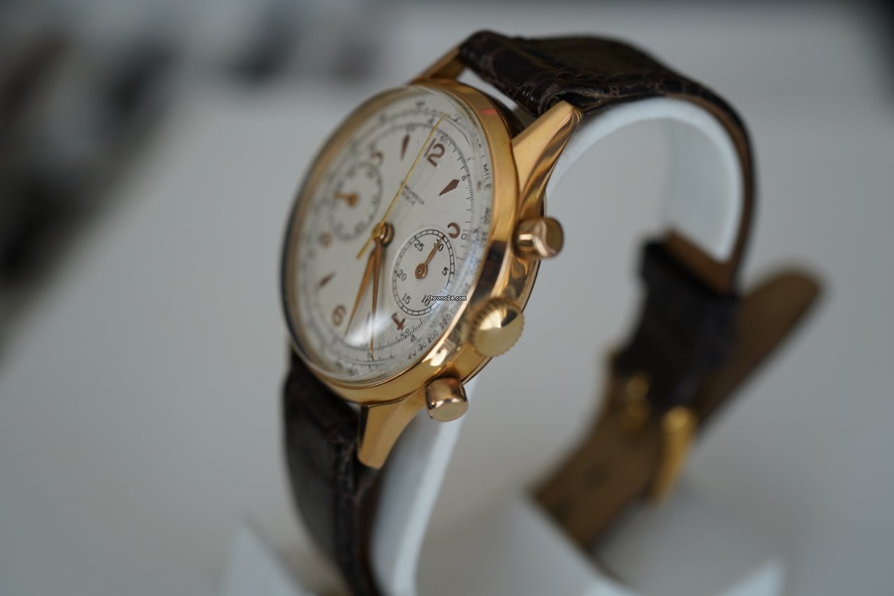 Baume & Mercier Manual winding Yellow gold 3927 Replica 5