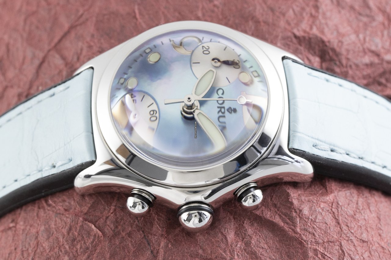 Corum Bubble Womens watch Quartz Steel 196.250.20 Replica 5