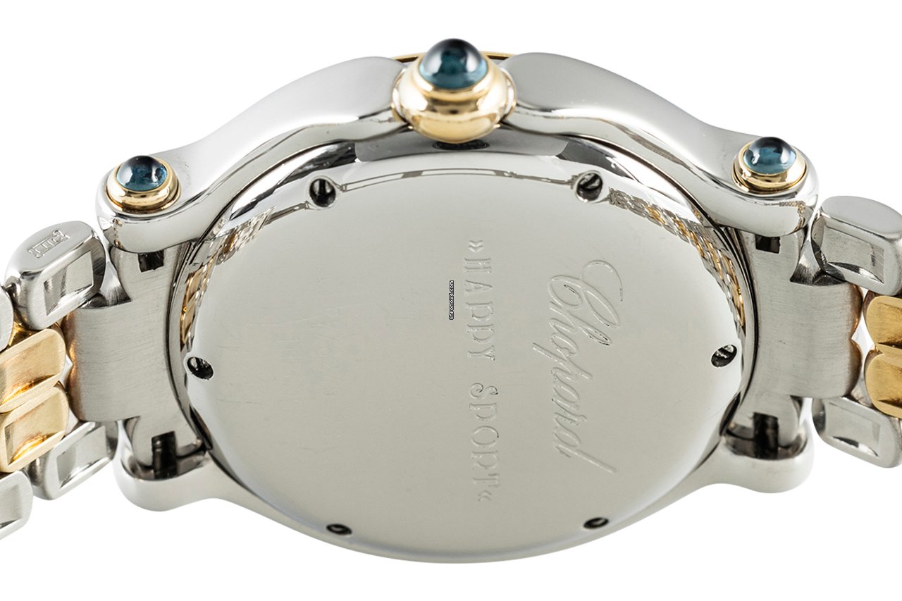 Chopard Happy Sport Womens watch Quartz Gold Steel 27 8249-23 Replica 5