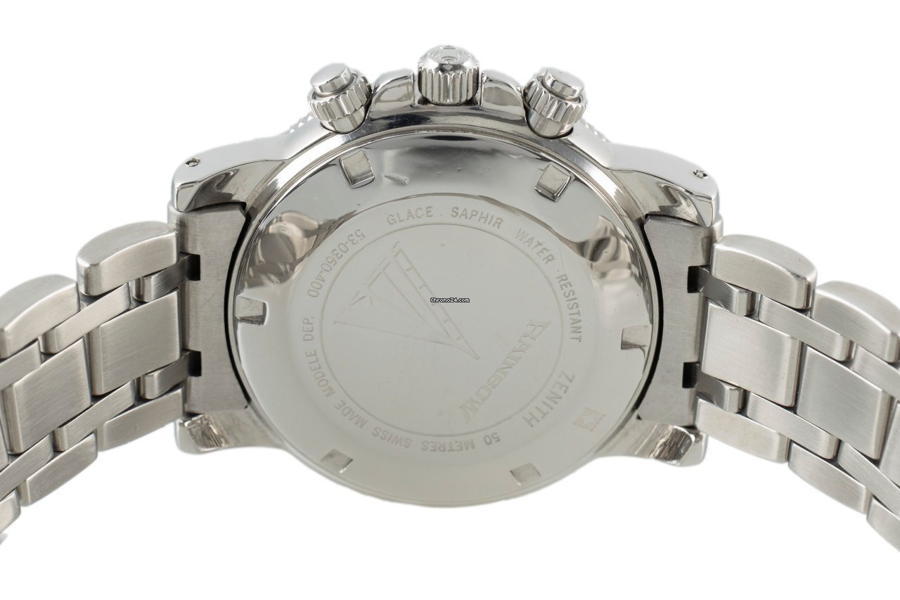 IMG_9081 Zenith El Primero Chronograph Mens watch Unisex Automatic Steel 53.0360.400 Replica 5