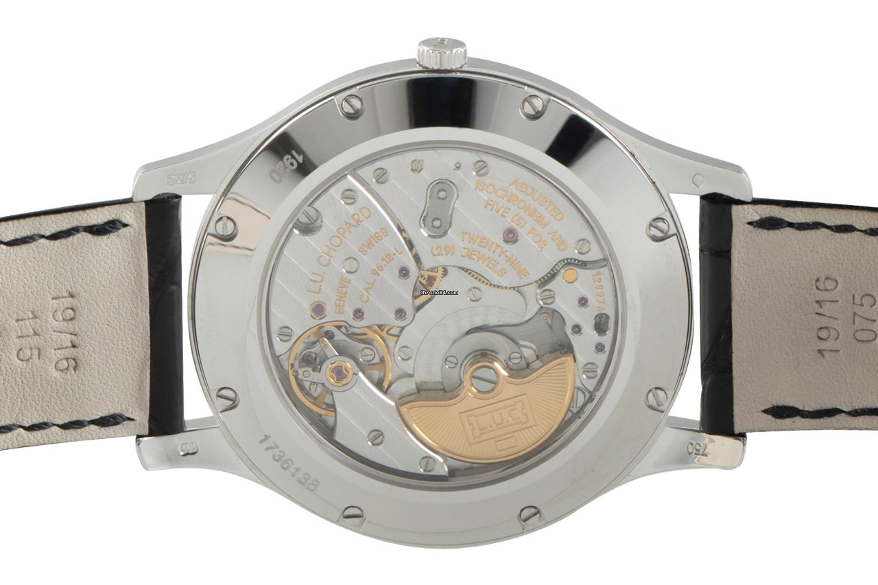 IMG_9081 Chopard L.U.C Mens watch Unisex Automatic White gold 161920-1004 Replica 5