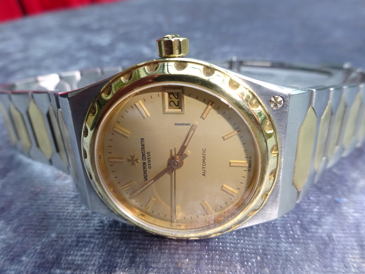 IMG_9081 Vacheron Constantin Mens watch Unisex Automatic Gold Steel 46003. Wertanlage Replica 5