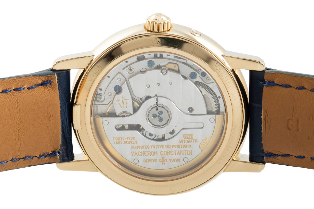 IMG_9081 Vacheron Constantin Patrimony Mens watch Unisex Automatic Yellow gold 47200 1 Replica 5