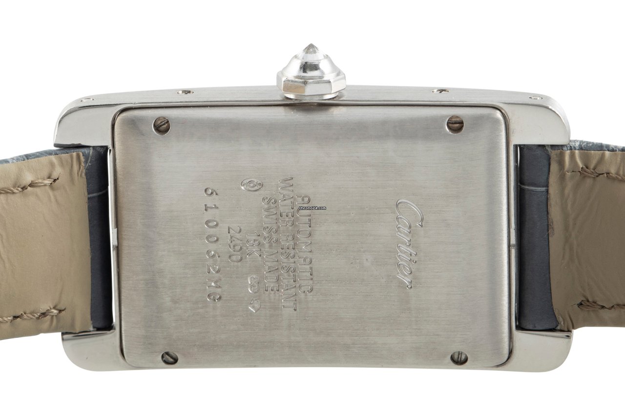 Cartier Tank Americaine Womens watch Automatic White gold 2490 Replica 5