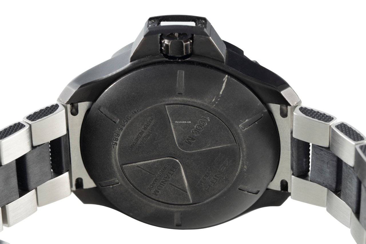 IMG_9081 Zenith Defy Mens watch Unisex Automatic Titanium 96.0515.685 Replica 5