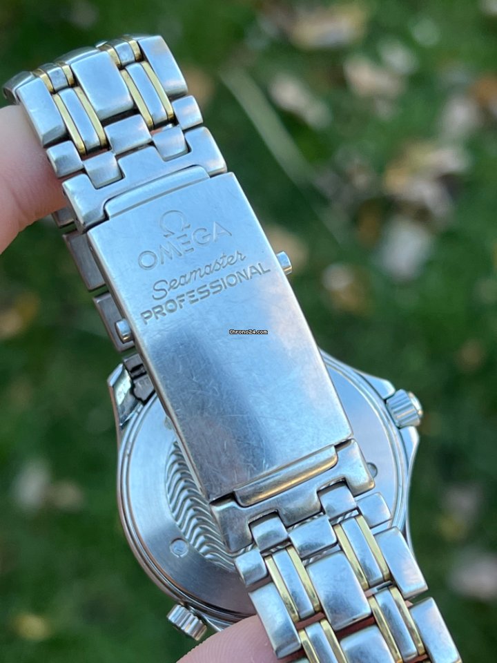 IMG_9081 Omega Seamaster Mens watch Unisex Automatic Gold Steel 2455.80 Replica 5