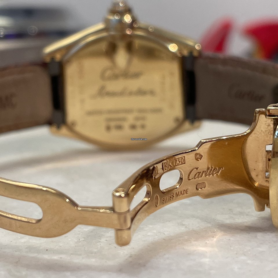 Cartier Roadster Womens watch Quartz Yellow gold 2676 Replica 5