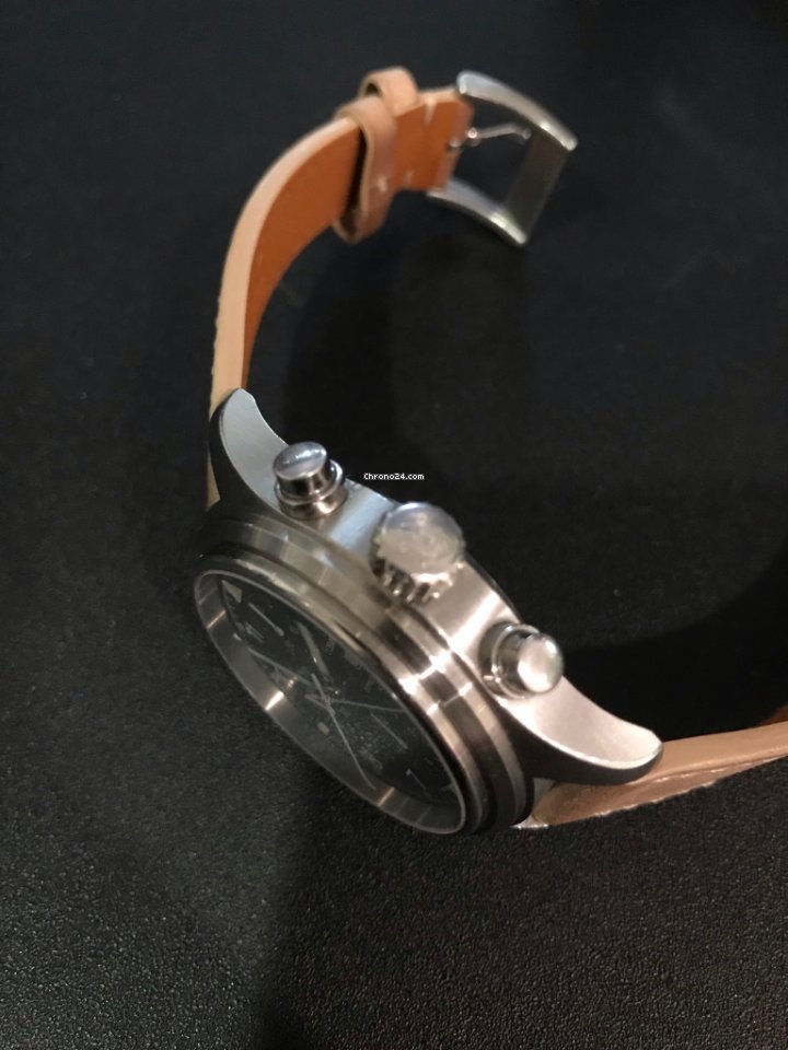 IMG_9081 IWC Pilot Double Chronograph Mens watch Unisex Automatic Steel IW371303 Replica 5