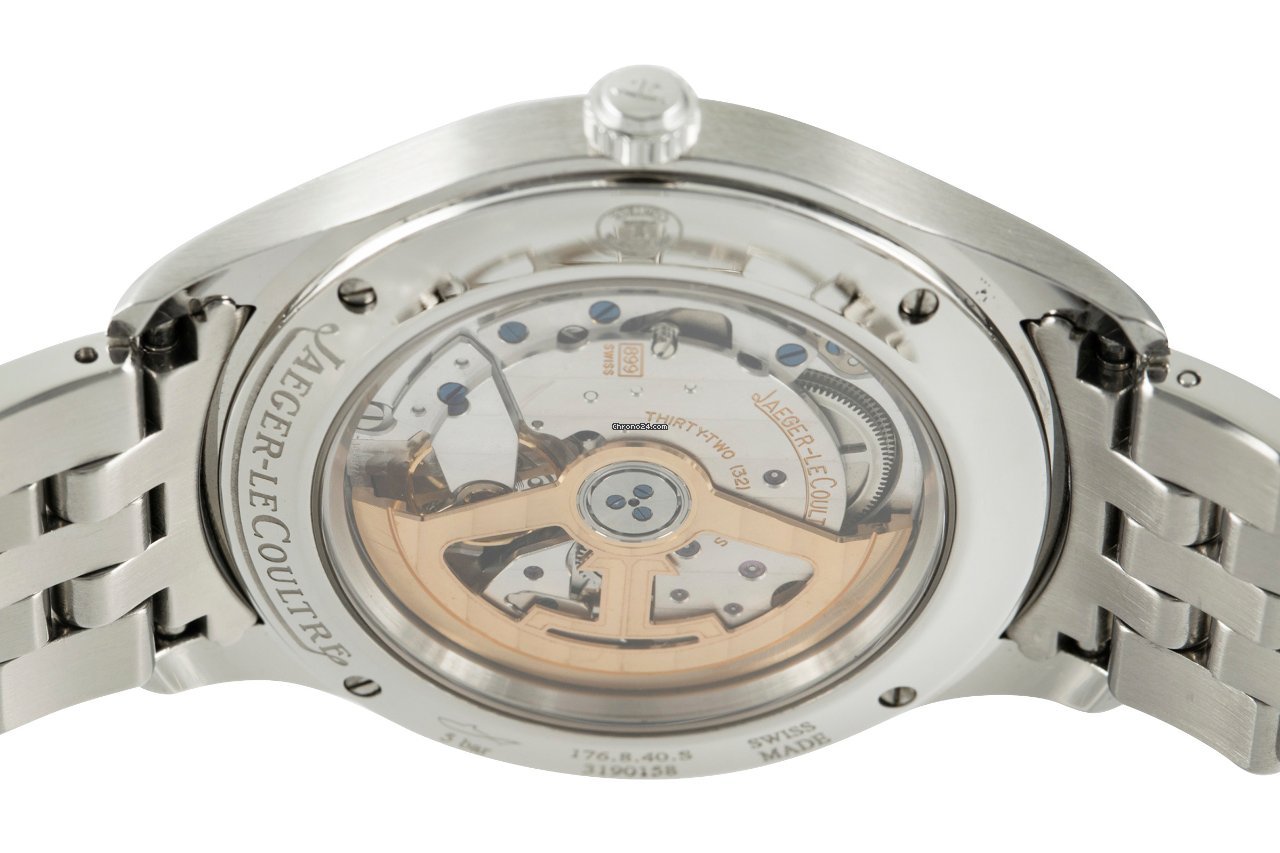 IMG_9081 Jaeger-LeCoultre Master Control Date Mens watch Unisex Automatic Steel 176.8.40.S Replica 5