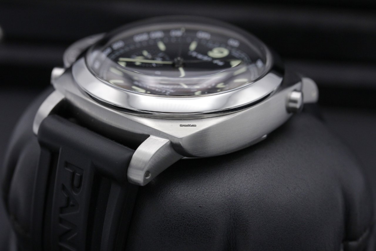 Panerai Luminor 1950 3 Days Chrono Flyback Steel PAM 213 Replica 5