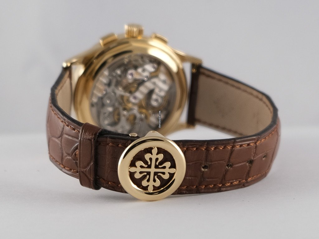 IMG_9081 Patek Philippe Chronograph Mens watch Unisex Manual winding Yellow gold 5170 j -001 Replica 5