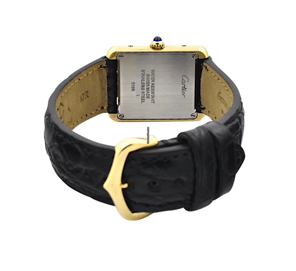 Cartier Tank Solo Womens watch Quartz Yellow gold 3168 Replica 5