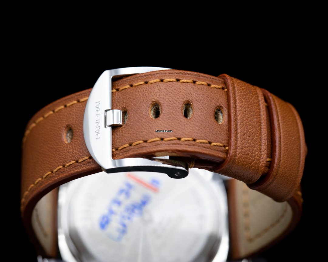 IMG_9081 Panerai Luminor Marina Mens watch Unisex Manual winding Steel PAM0005 Replica 5