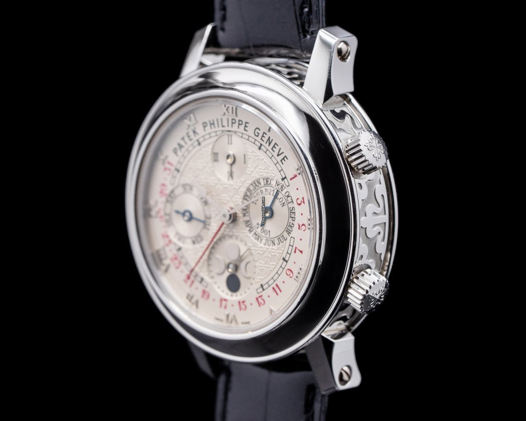 IMG_9081 Patek Philippe Mens watch Unisex Automatic Platinum 5002P-001 Replica 5