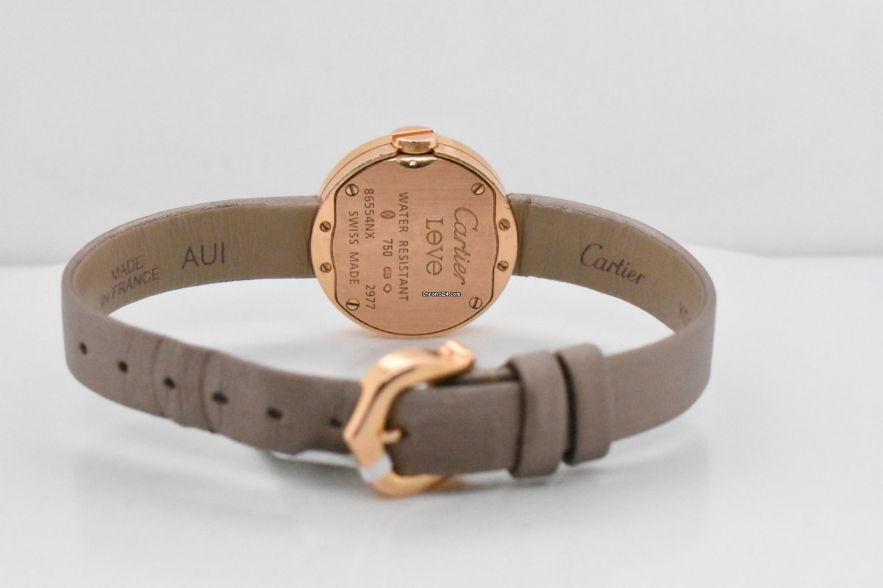 Cartier Quartz Rose gold 2977 Replica 5