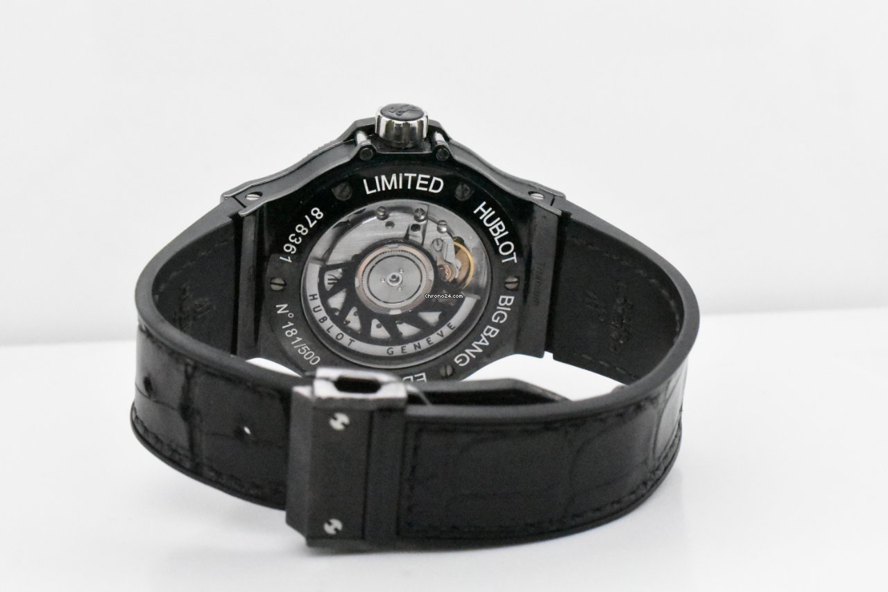 Hublot Big Bang 38 mm Mens watch Unisex Automatic Ceramic 365.CM.1110.LR Replica 5