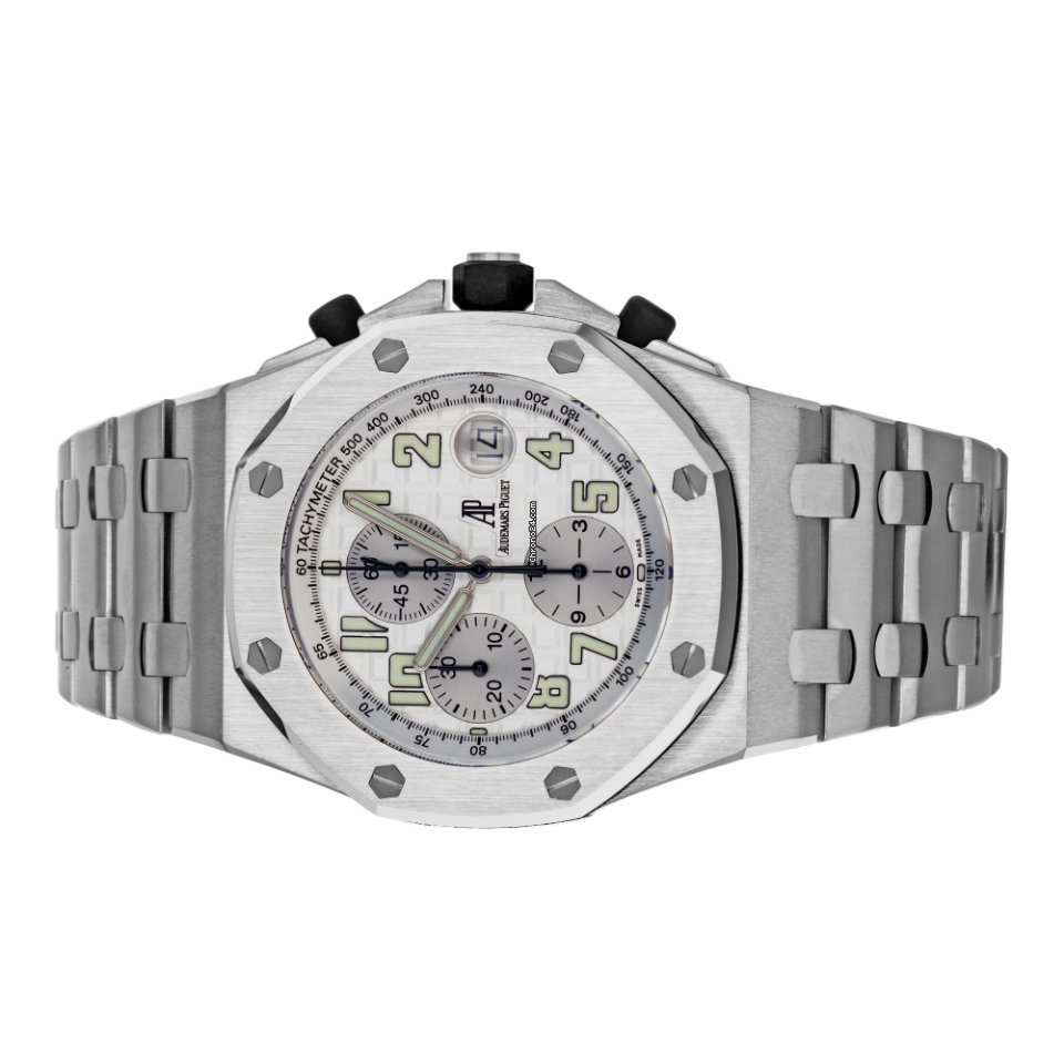 IMG_9081 Audemars Piguet Royal Oak Offshore Chronograph Mens watch Unisex Automatic Steel 25721ST.OO.1000ST.07.A Replica 5