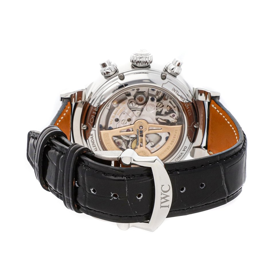 IMG_9081 IWC Da Vinci Perpetual Calendar Mens watch Unisex Automatic Steel IW3921-03 Replica 5