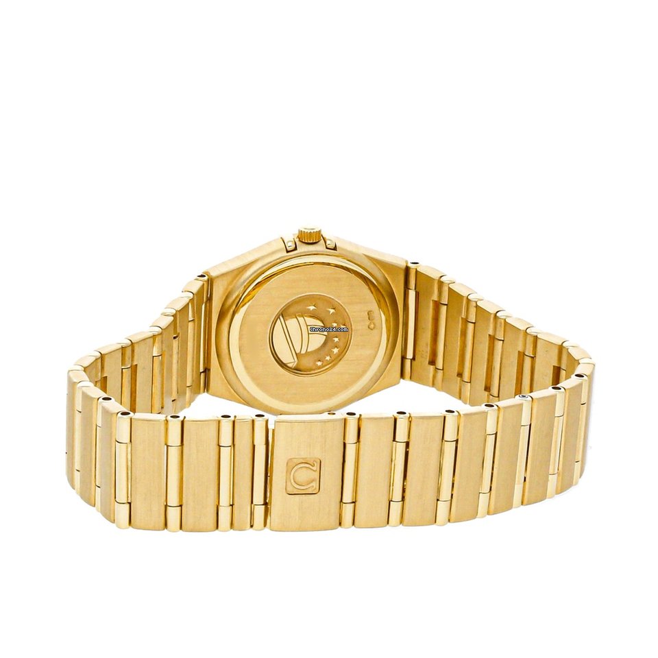 IMG_9081 Omega Constellation Womens watch Quartz Yellow gold 1177.75.00 Replica 5