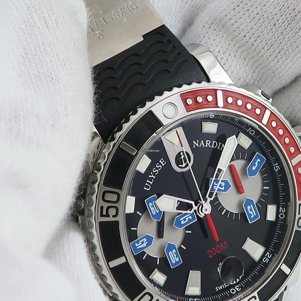 IMG_9081 Ulysse Nardin Maxi Marine Diver Mens watch Unisex Automatic 8003-102-3 92 Replica 5