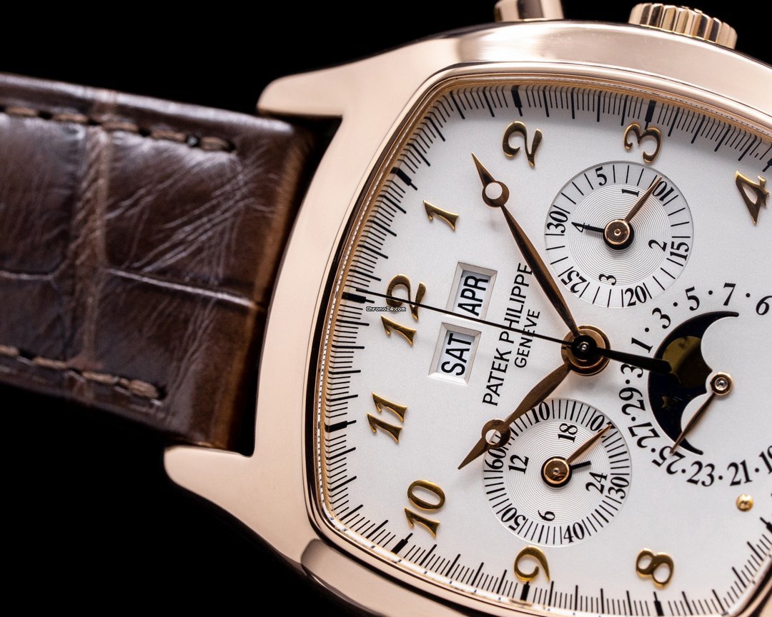 Patek Philippe Mens watch Unisex Manual winding Rose gold 5020R Replica 5