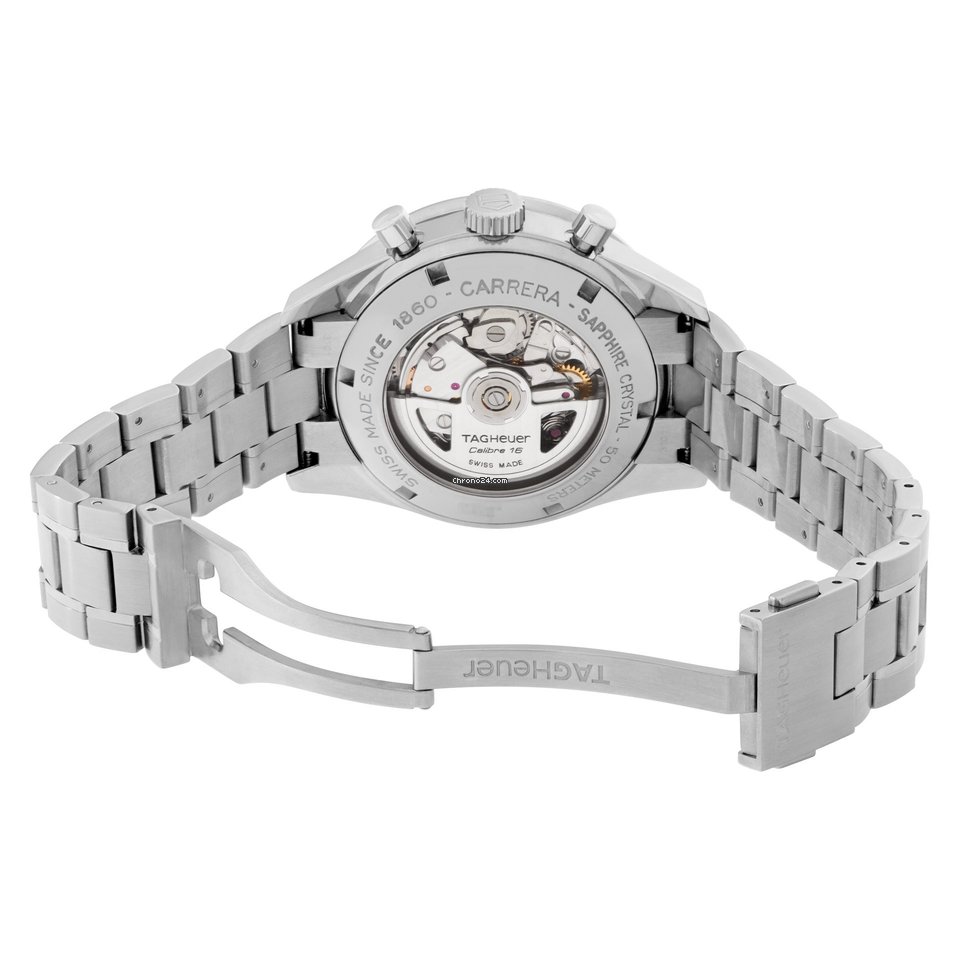 TAG Heuer Carrera Calibre 16 Mens watch Unisex Automatic Steel CV2010-1 Replica 5