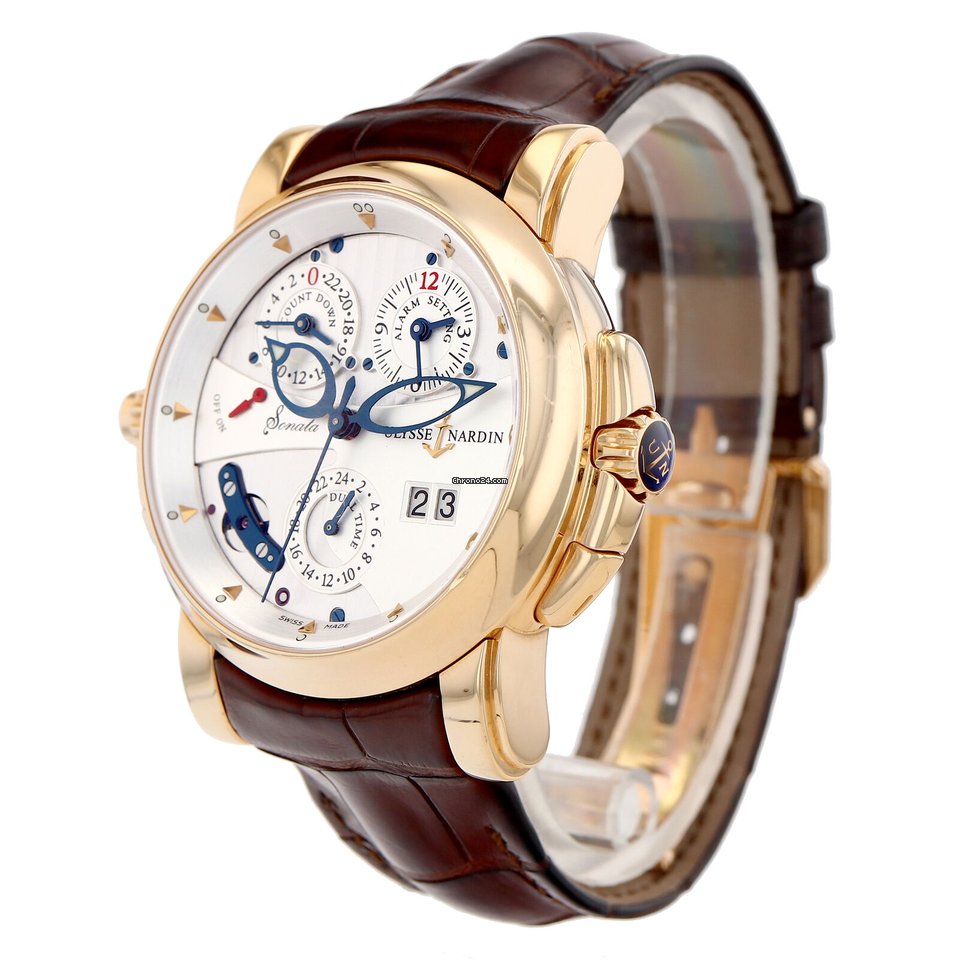 IMG_9081 Ulysse Nardin Sonata Mens watch Unisex Automatic Yellow gold NUMBER 676-88 212 Replica 5