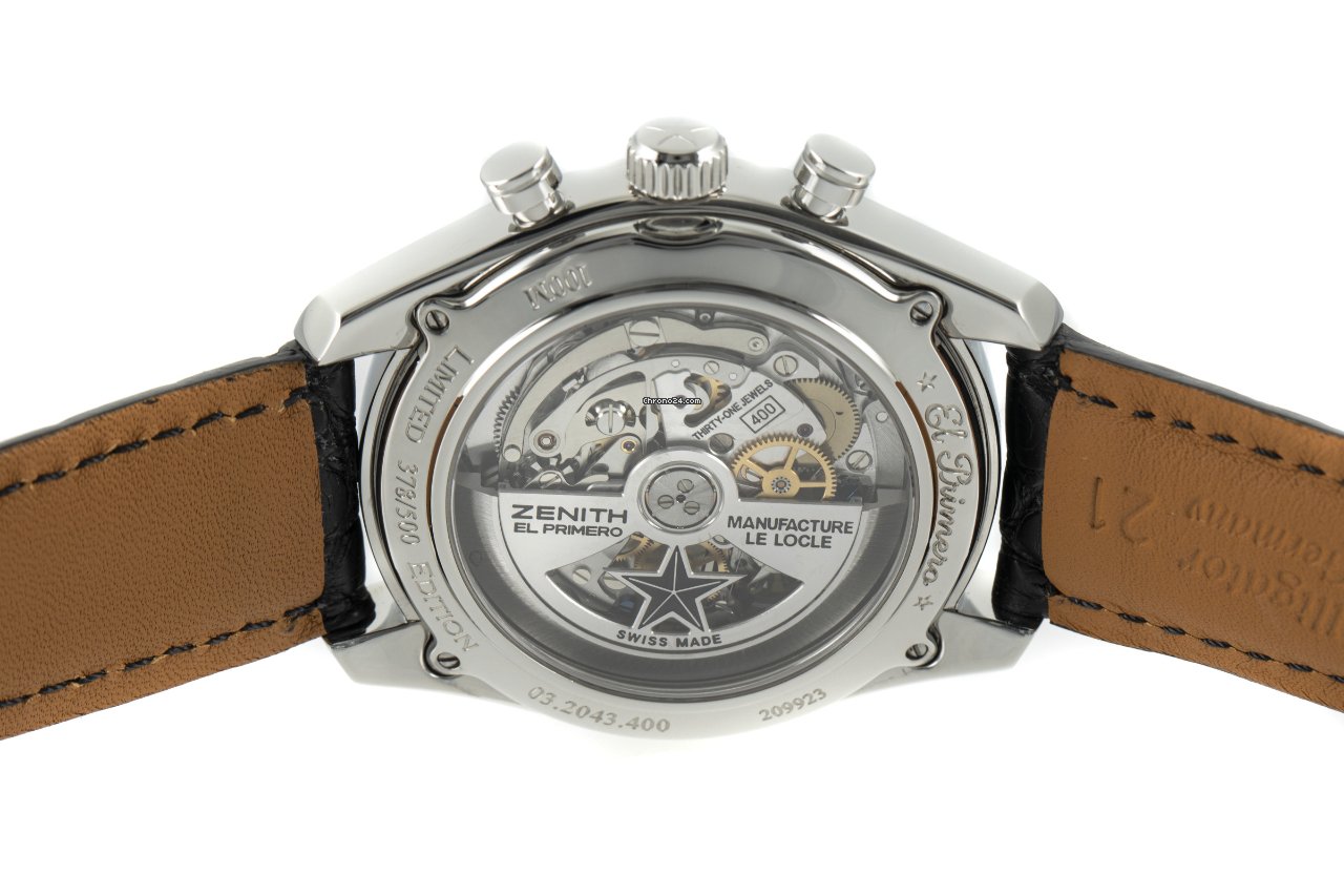 IMG_9081 Zenith El Primero 36000 VpH Mens watch Unisex Automatic Steel 03.2043.400 Replica 5
