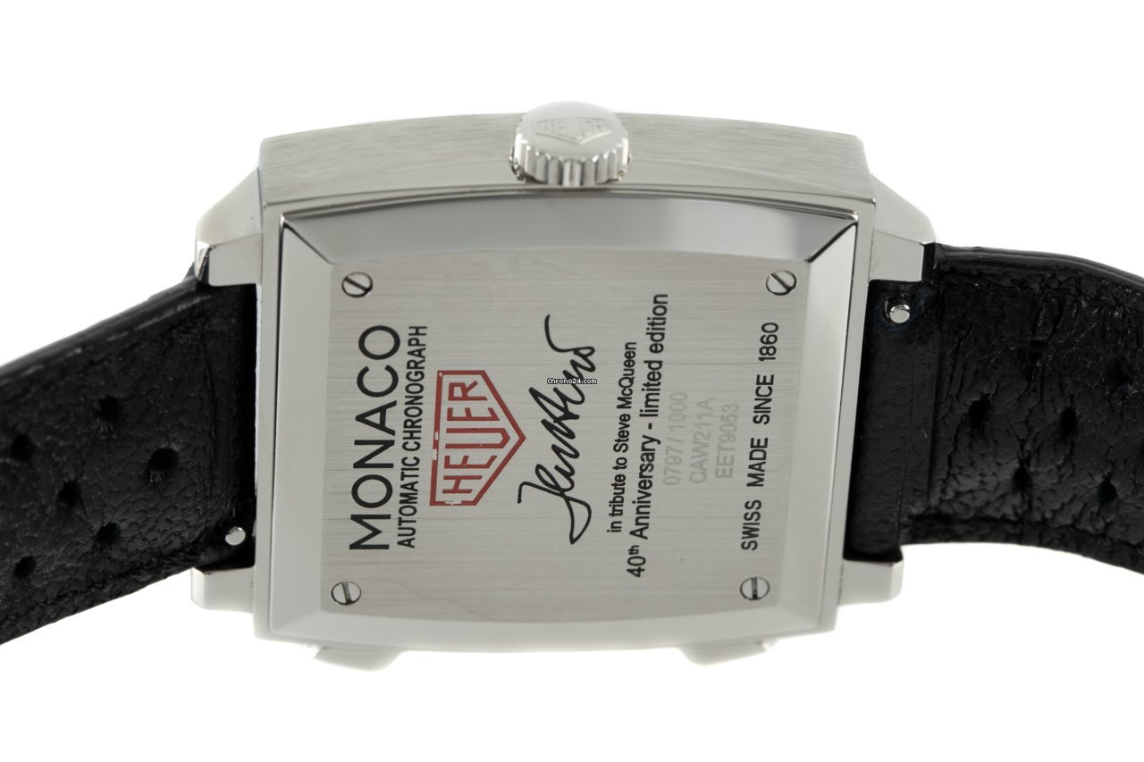 IMG_9081 TAG Heuer Monaco Calibre 11 Mens watch Unisex Automatic Steel CAW211A Replica 5