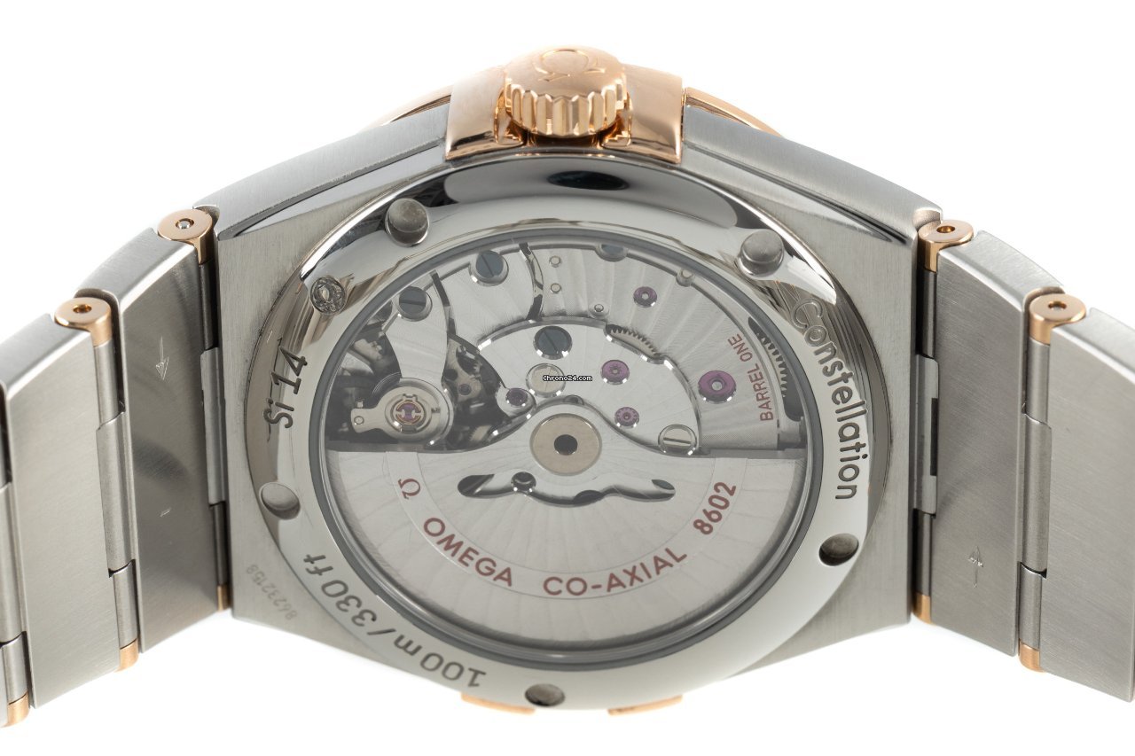 Omega Constellation Day-Date Mens watch Unisex Automatic Gold Steel 123.20.38.22.02.001 Replica 5