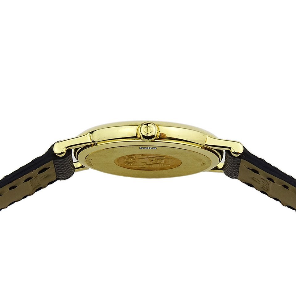 IMG_9081 Omega De Ville Womens watch Quartz Yellow gold 7350.33.01 Replica 5