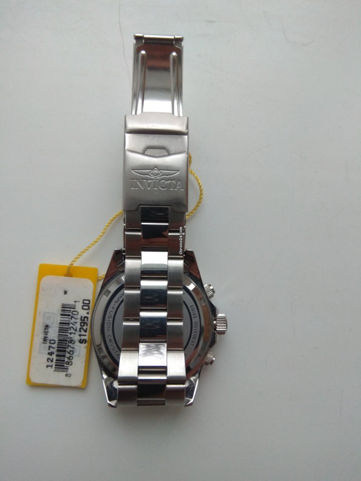 Invicta Mens watch Unisex Quartz Steel X000T7X1AV Replica 5