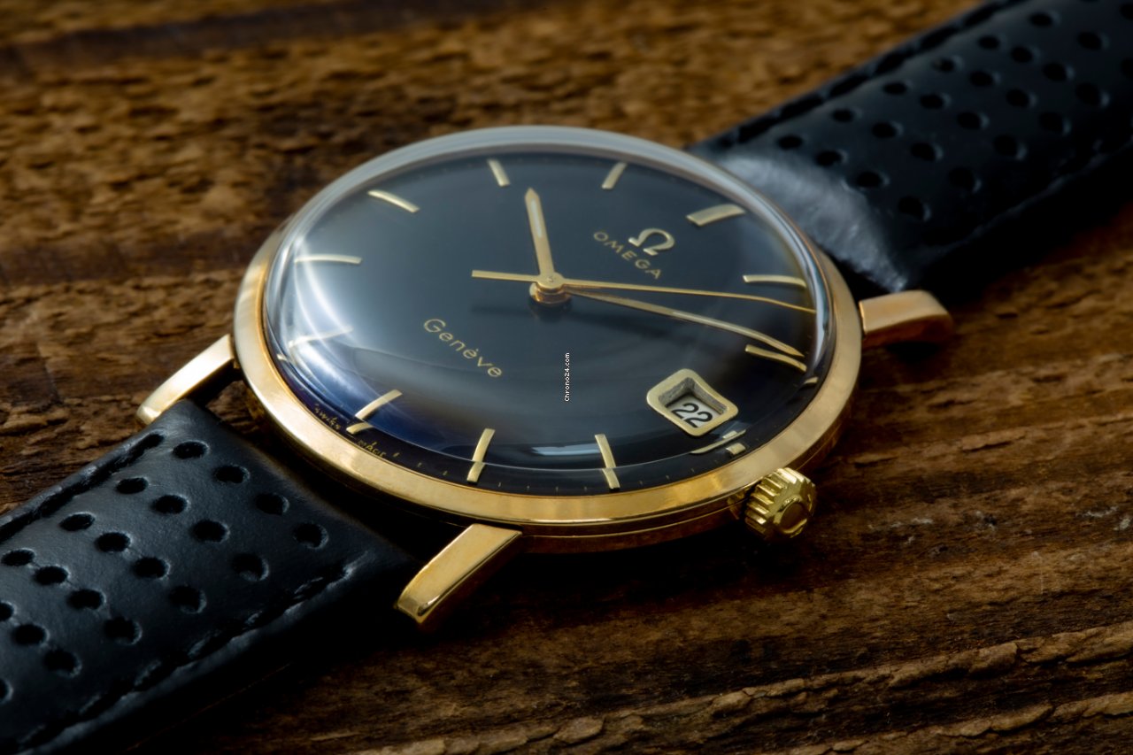 IMG_9081 Omega Geneve Mens watch Unisex Manual winding Rose gold 974 Replica 5