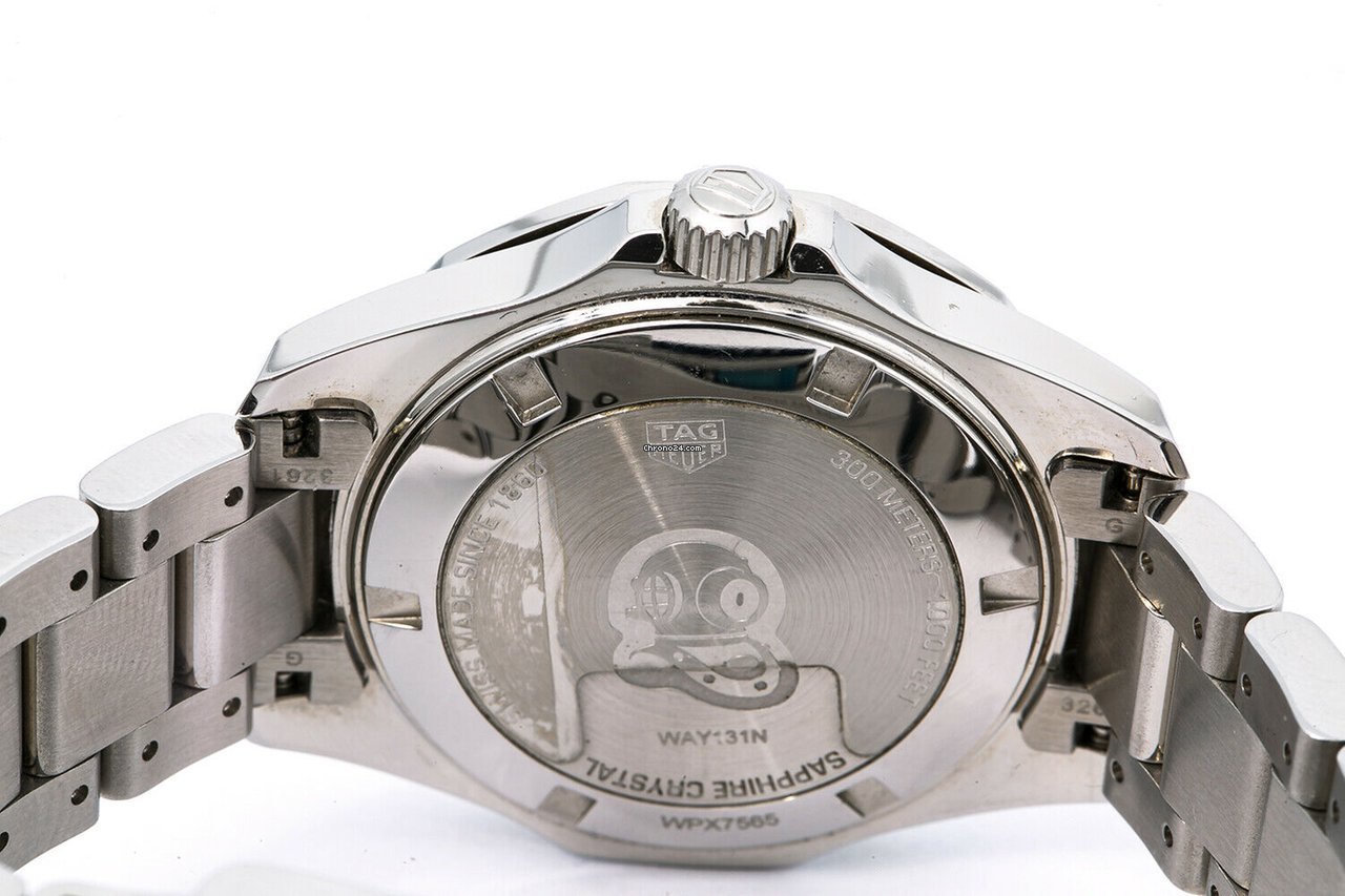 IMG_9081 TAG Heuer Aquaracer Lady Womens watch Quartz Steel WAY131N Replica 5