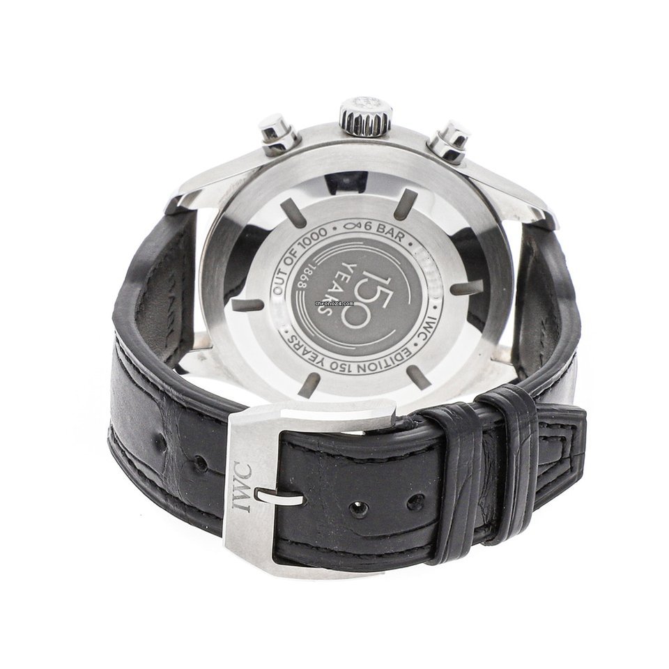 IMG_9081 IWC Pilot Chronograph Mens watch Unisex Automatic Steel IW3777-25 Replica 5