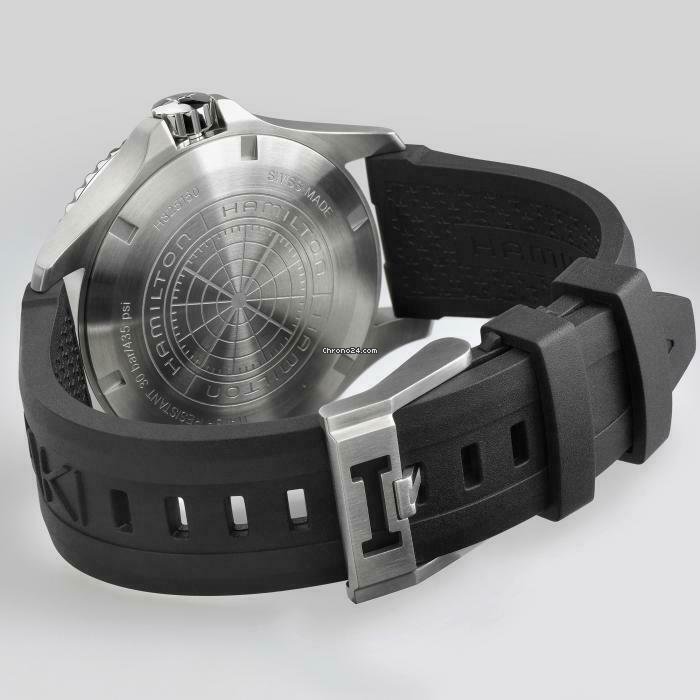 IMG_9081 Hamilton Khaki Navy Scuba Mens watch Unisex Automatic Steel H82515330 Replica 5