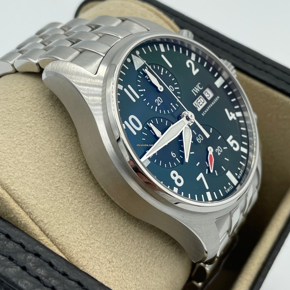 IMG_9081 IWC Pilot Chronograph Mens watch Unisex Automatic Steel IW388104 Replica 5