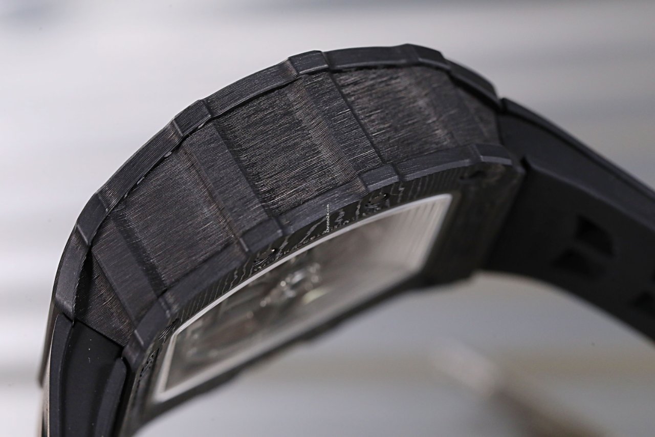 IMG_9081 Richard Mille RM 011 Mens watch Unisex Automatic Titanium Richard Mille RM11-03 CARBON NTPT Replica 5