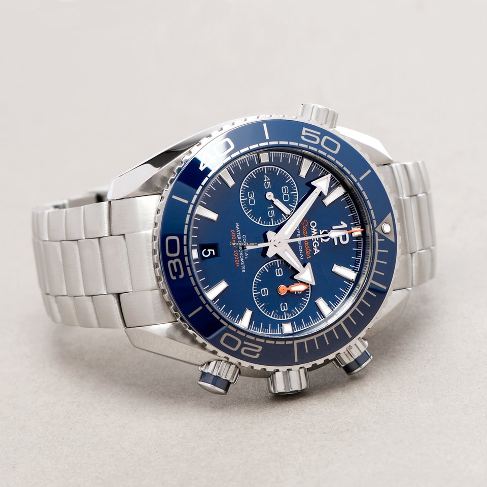 IMG_9081 Omega Seamaster Planet Ocean Chronograph Mens watch Unisex Automatic Steel 21530465103001 Replica 5
