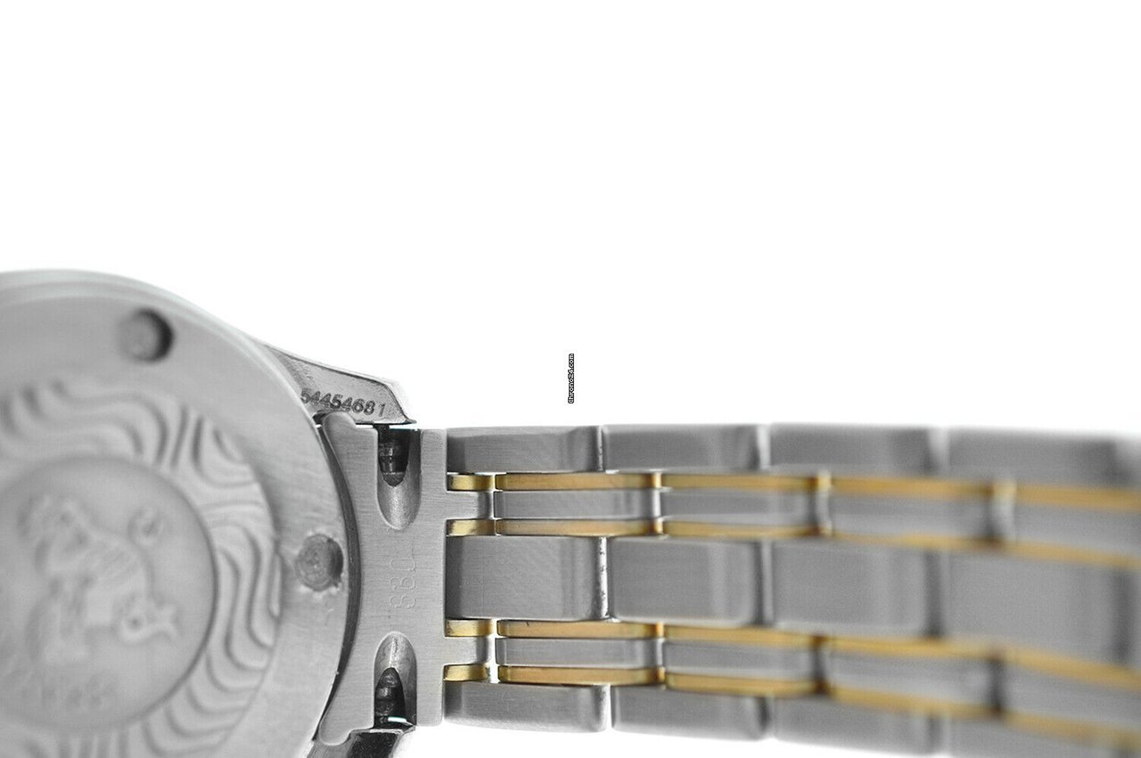 IMG_9081 Omega Seamaster Womens watch Quartz Gold Steel 2371.10 Replica 5