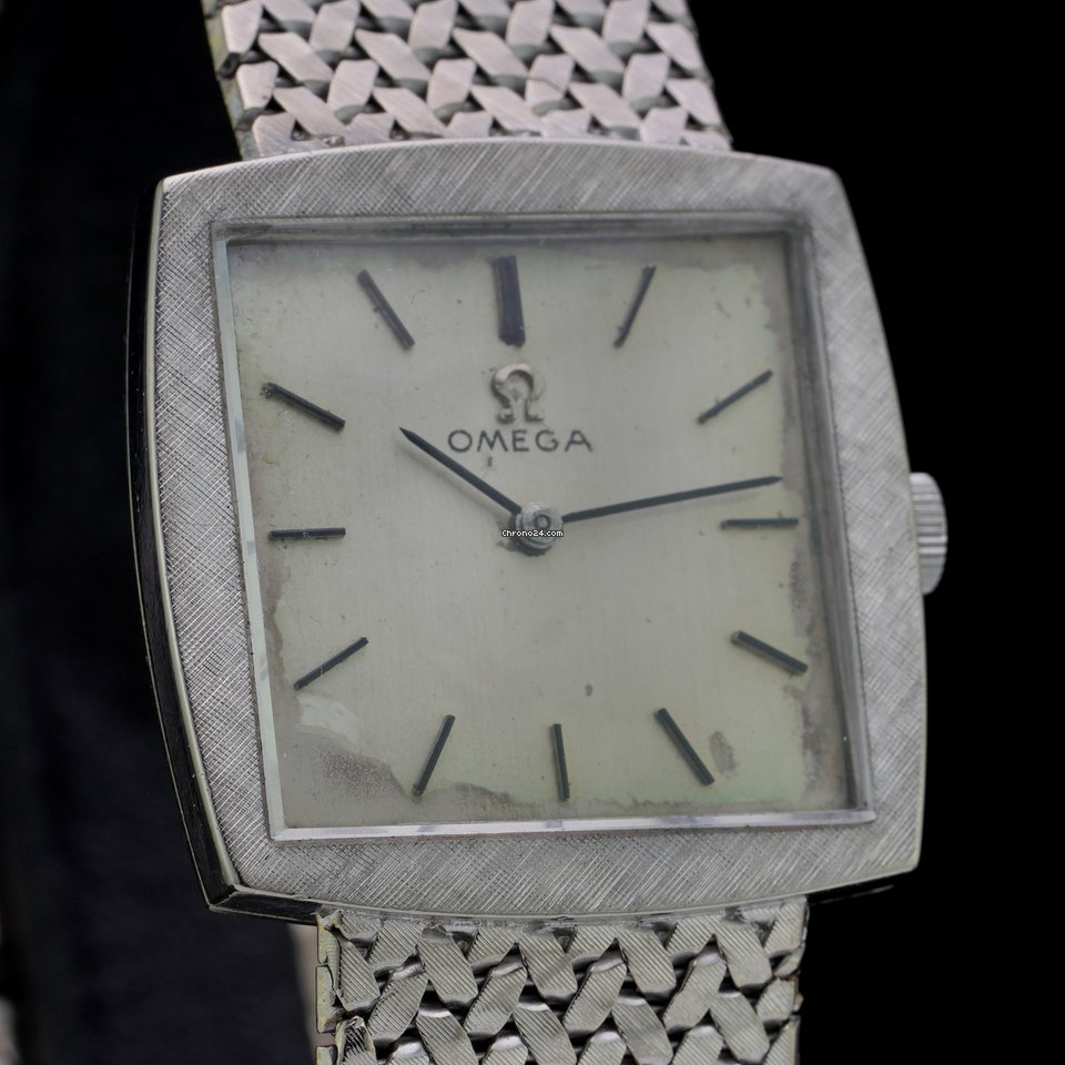 IMG_9081 Omega Womens watch Manual winding White gold Ref: 111061 Replica 5
