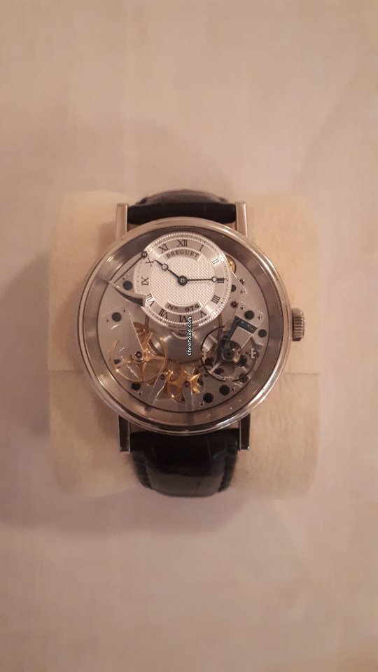 IMG_9081 Breguet Tradition Mens watch Unisex Manual winding White gold 7057BB 11 9W6 Replica 5