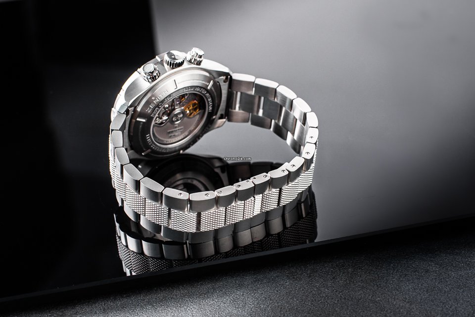 IMG_9081 Zenith Defy El Primero Mens watch Unisex Automatic Steel 03.0516.4021 Replica 5