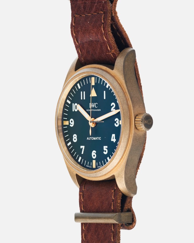 IMG_9081 IWC Pilots Watch Automatic 36 Mens watch Unisex Automatic Bronze IW324019 Replica 5