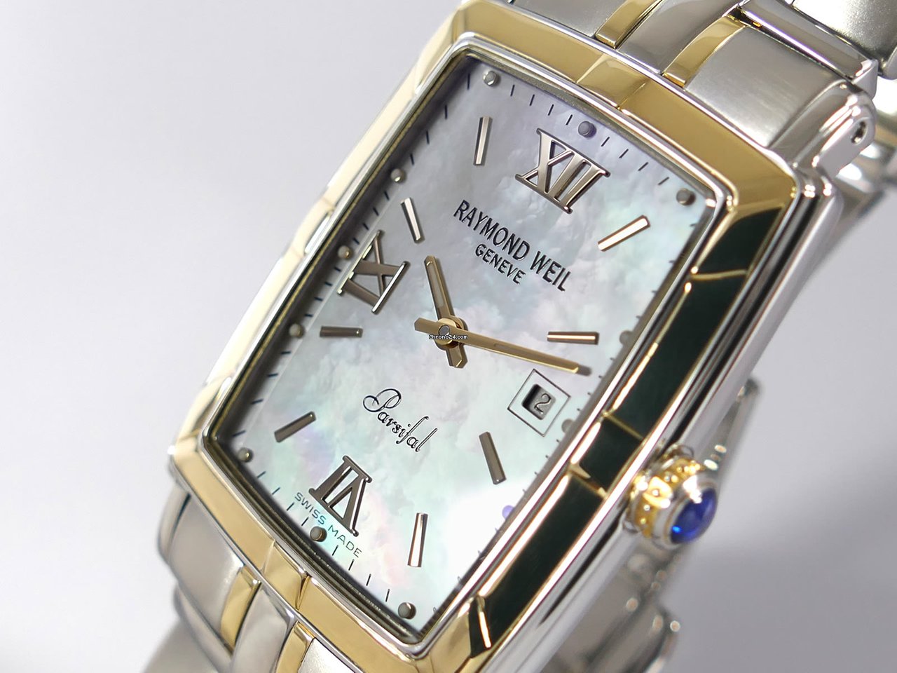IMG_9081 Raymond Weil Parsifal Mens watch Unisex Quartz Gold Steel 9340-STG-00907 Replica 5