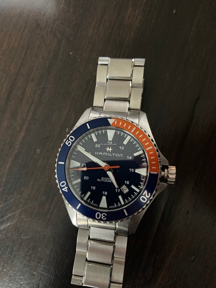 Hamilton Khaki Navy Scuba Mens watch Unisex Automatic Steel H82305131 Replica 5