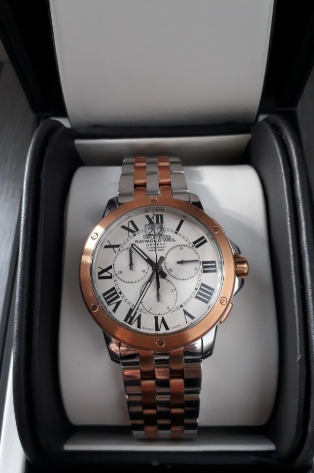 IMG_9081 Raymond Weil Tango Mens watch Unisex Manual winding Steel 4891 - ST -00650 Replica 5