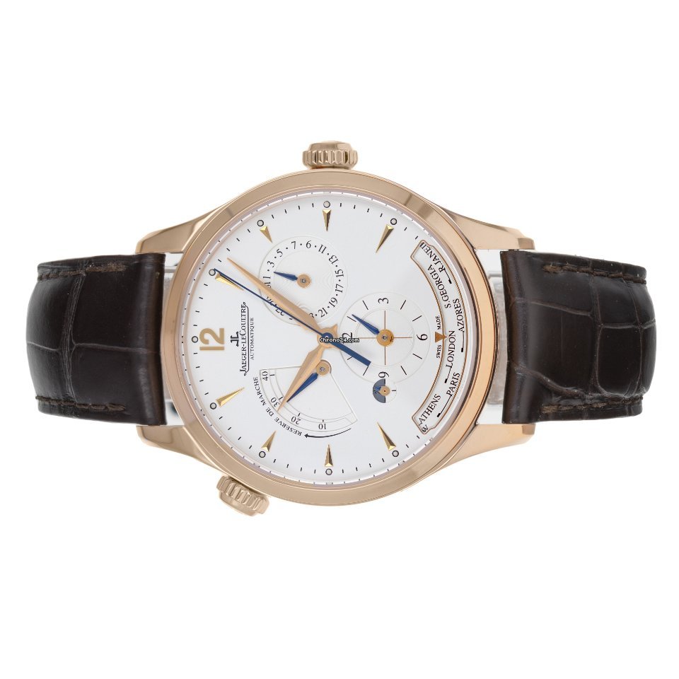 IMG_9081 Jaeger-LeCoultre Master Geographic Mens watch Unisex Automatic Rose gold Q1422521 176.2.29.5 Replica 5