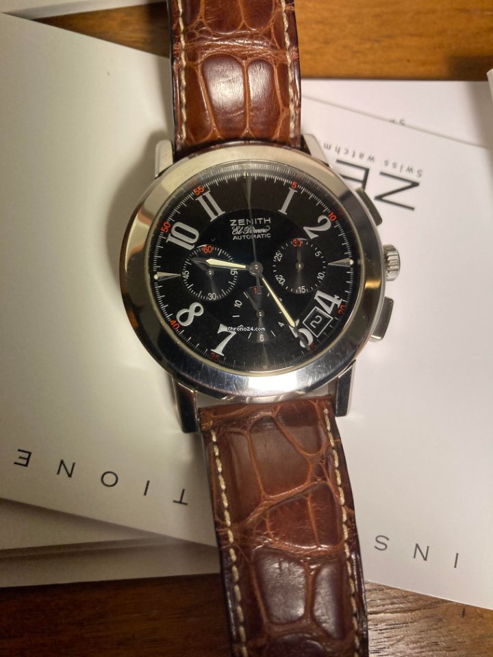 IMG_9081 Zenith Mens watch Unisex Automatic Steel 01 020.450.400 Replica 5