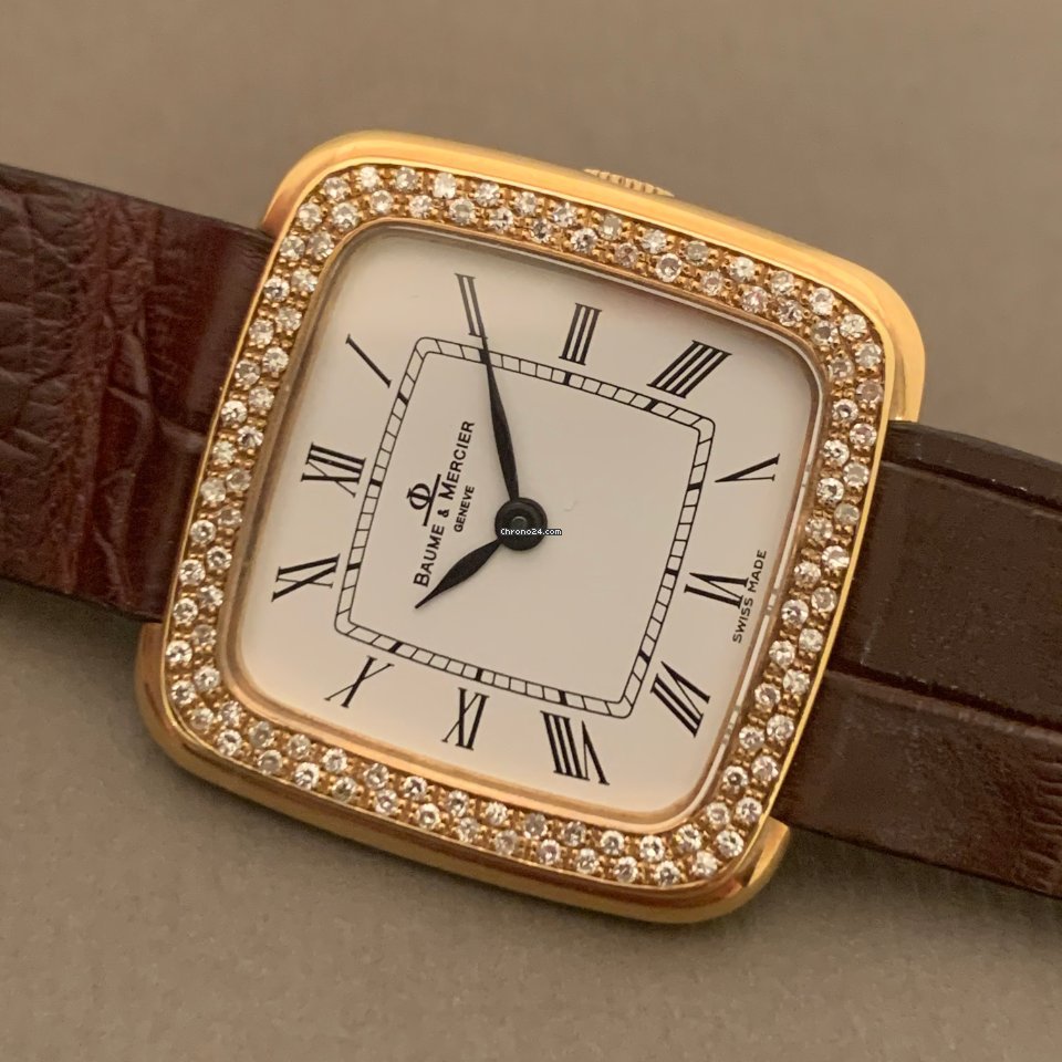 IMG_9081 Baume & Mercier Womens watch Manual winding Yellow gold 38358 - cartier, tank, chopard, piaget Replica 5